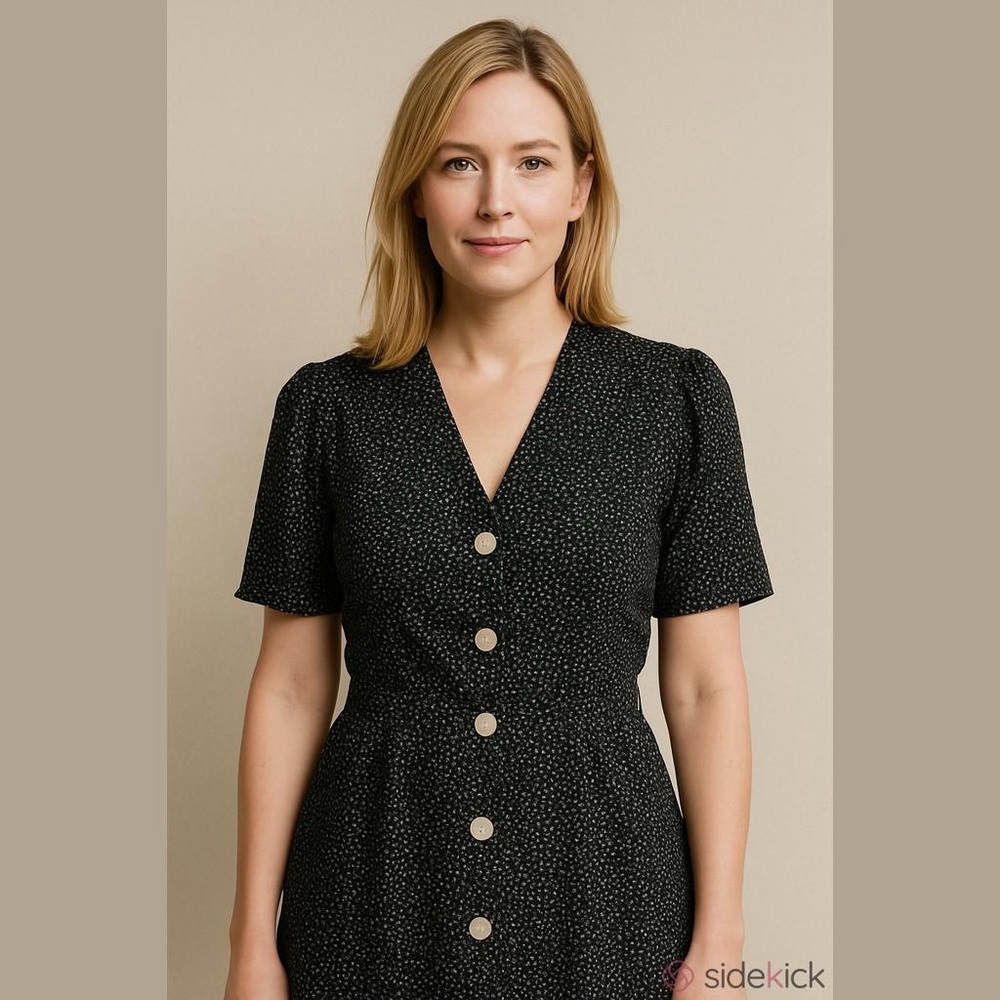 Vintage J.S.J Petites Vintage 80’s polka dot dress